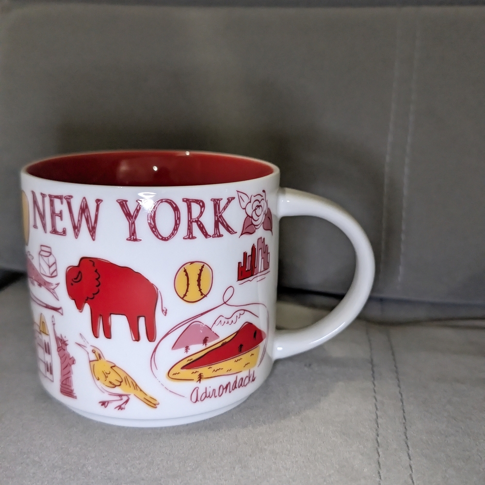 Starbucks New York Mug - Red and White